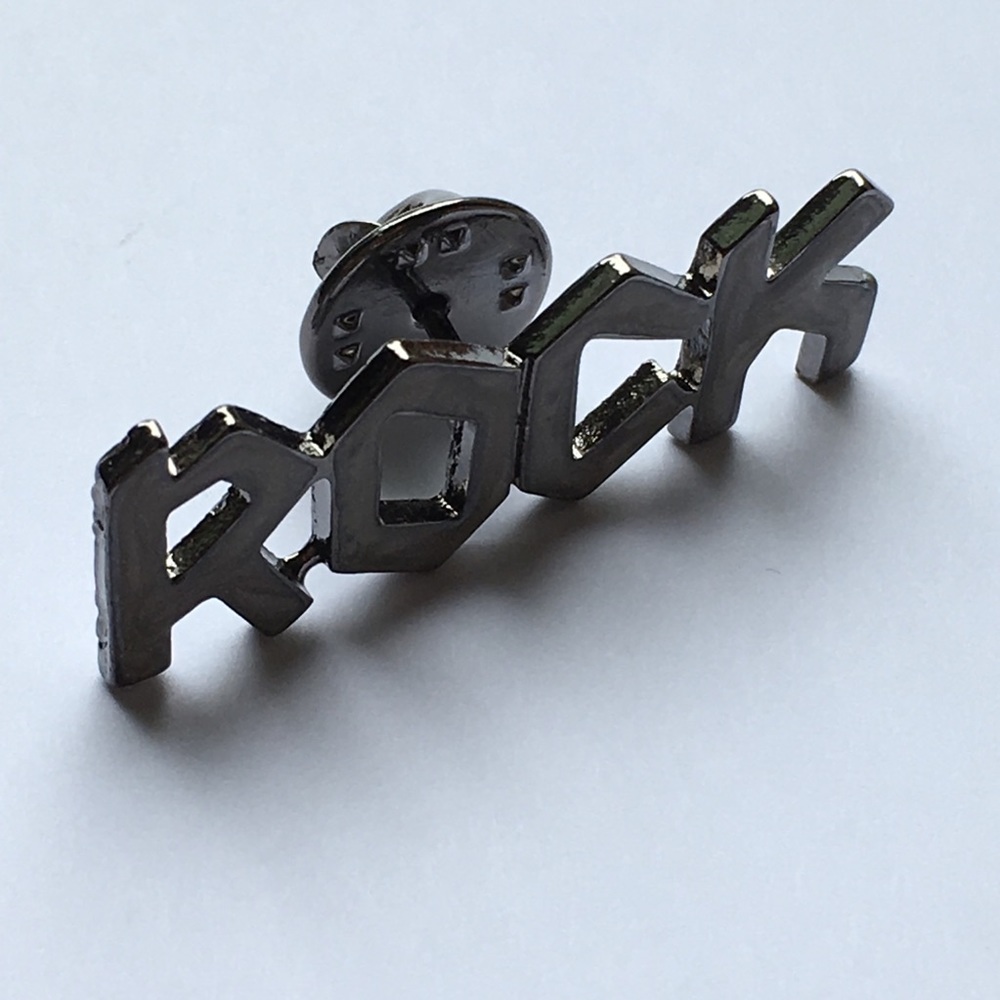 Rock Word Pin - Picture 3 of 3